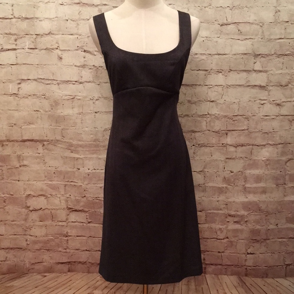 Portmans Gray Herringbone Jumper Dress Sleeveless